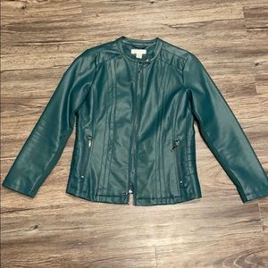 Women’s faux leather jacket